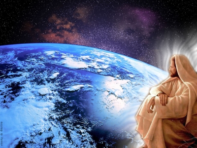 jesus observa o mundo